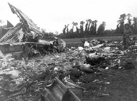 Band of Brothers - Lt. Meehan crash site